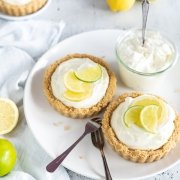 Zitronen und Limetten no bake cheesecake